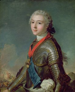 ルイジャンマリードブルボン（1725-93）ペンティエーブル公爵、1743年 作： Jean Marc Nattier